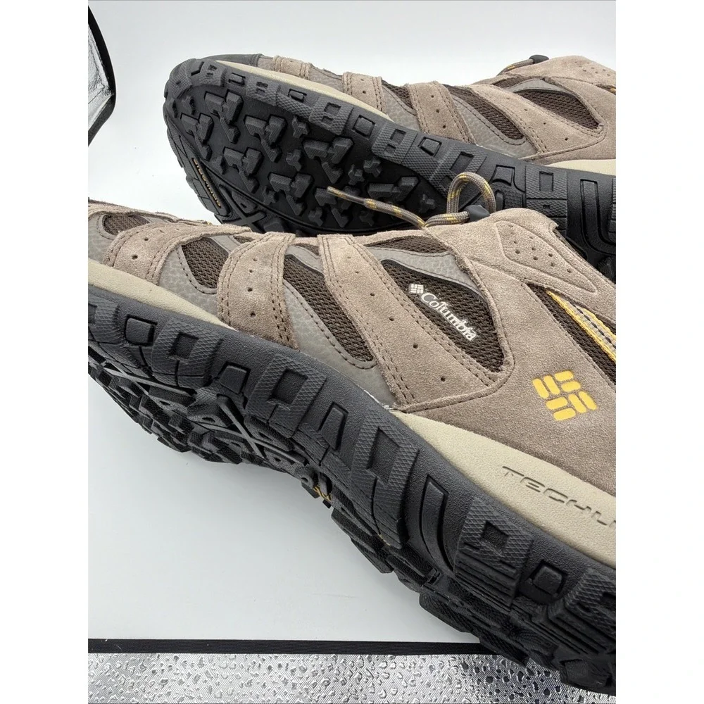 Columbia Men's Waterproof Techlite Hiking Boot 15W Tan‎ Omni-grip 1756
